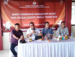 KPU Sitaro Gelar Rapat Kordinasi Manajemen Resiko Pemilu 2024
