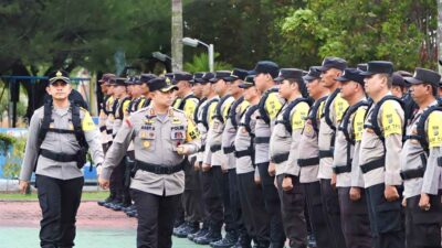 Cek Personel Pam TPS, AKBP Asep Sujarwadi Tegaskan Siak Harus Aman