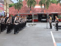 39 Personil BKO Pengamanan TPS Diterima Polres Gowa