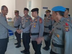 Penguatan Pengamanan Pemilu, Polresta Balikpapan Terima 171 Personil BKO