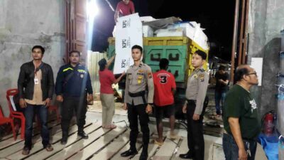 Polres Nias Selatan Tingkatkan Pengamanan Gudang Logistik KPU