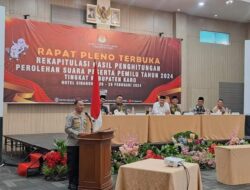 Kapolres Tanah Karo Hadiri Pembukaan Rapat Pleno Terbuka Tingkat Kabupaten Karo