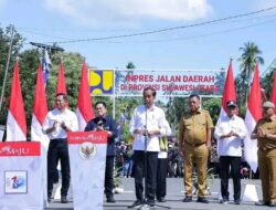 Pj Bupati Joi Oroh Hadiri Peresmian Instruksi Jalan Daerah oleh Presiden RI