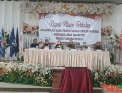 KPU Kabupaten Belu Gelar Rapat Pleno Terbuka Pemilu 2024