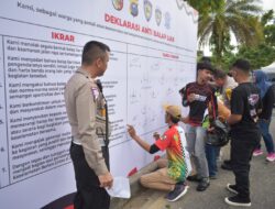 Polresta Pekanbaru dan IMI Gelar Deklarasi Anti Balapliar