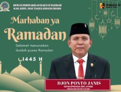 Ketua DPRD Sitaro Ucapkan Selamat Menunaikan Ibadah Puasa Ramadhan 1445 H