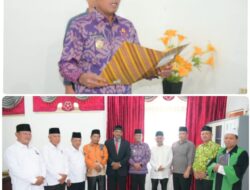 Pimpinan Wakil Ketua IV BAZNAS Tapteng Dilantik Pj Bupati Sugeng Riyanta