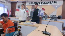 Curi Belasan Ponsel Senilai Setengah Miliar, Ditangkap Polisi Pekanbaru di Aceh