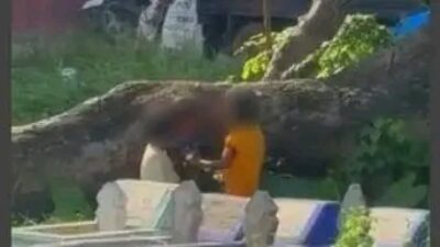 Gawat, Sepasang Bocah Mesum di Perkuburan Makassar Usai Tonton Video Porno di Ponsel
