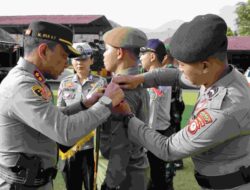 Apel Gelar Pasukan Operasi Ketupat Intan 2024 Polres Banjar