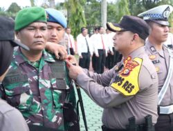 AKBP Asep Sujarwadi Pimpin Apel Gelar Pasukan Operasi Ketupat Lancang Kuning 2024