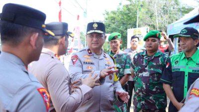 Wakapolda Aceh Tinjau Pospam Operasi Keutupat Seulawah 2024 di Lhokseumawe