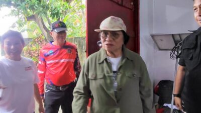 Peduli Warga Terdampak Erupsi Gn. Ruang, Anggota DPR RI Adriana Dondokambey Datangi Tanah Mandolokang