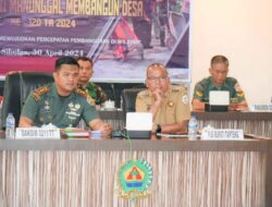 Pj. Bupati Tapteng Hadiri Rakornis TMMD Ke-120 di Makorem 023 KS