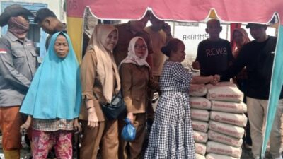 LPM Kecamatan Medan Maimun Bersama Cream Bantu Korban Kebakaran