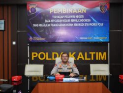 Bidpropam Polda Kaltim Gelar Pembinaan Etika Profesi Polri untuk Wujudkan Kepolisian Berintegritas